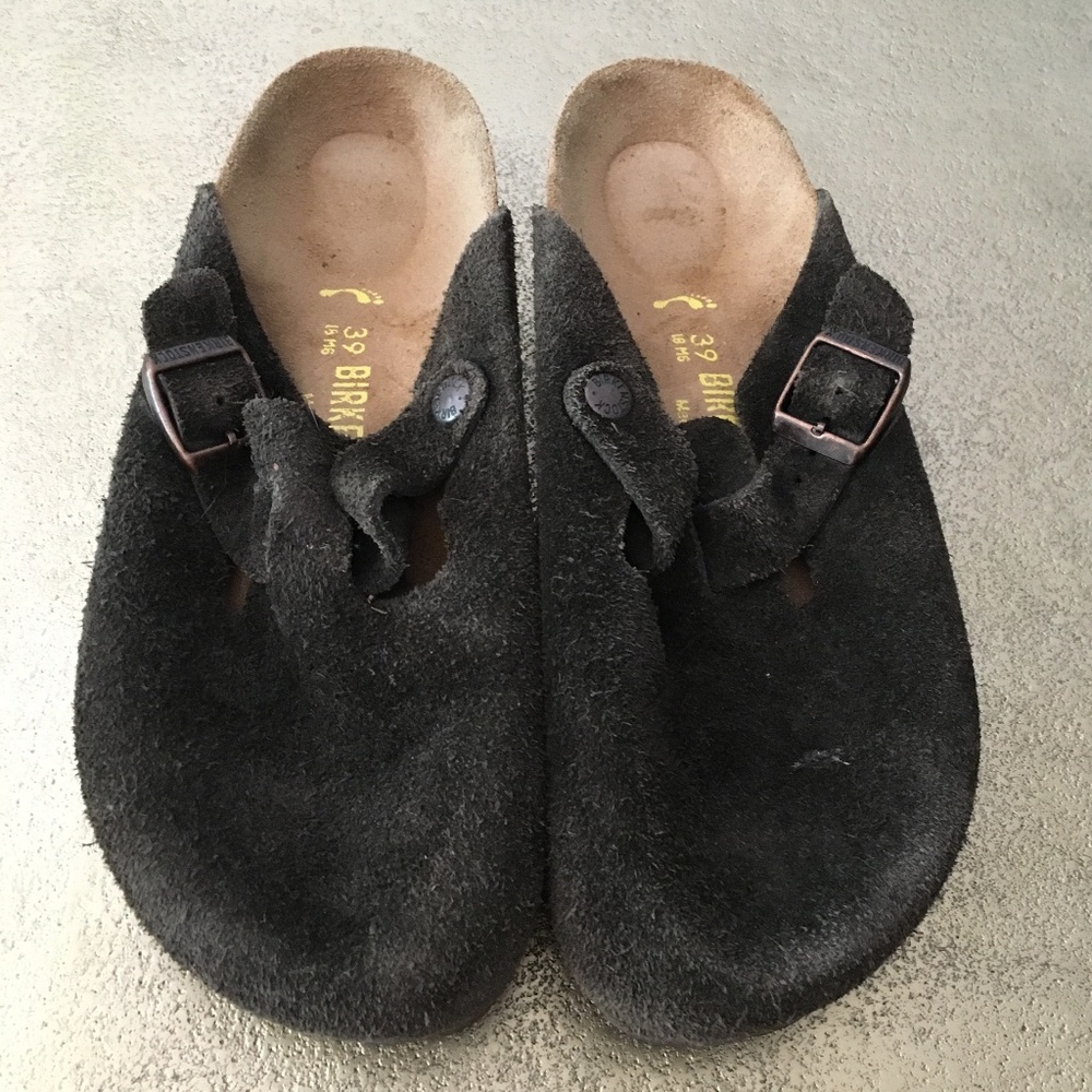 Birkerstock Boston Suede Leather Clog